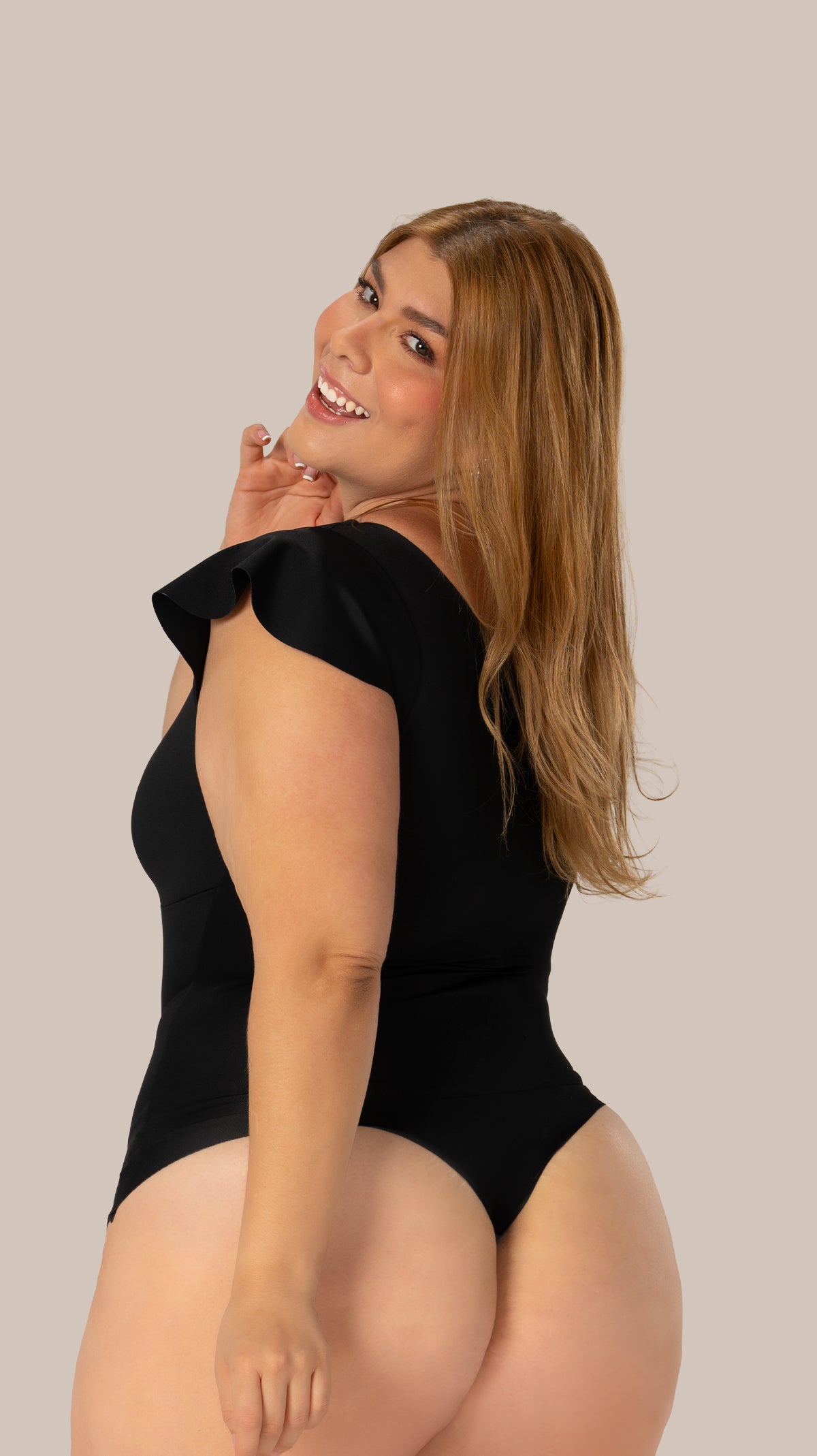 BD-06014 Body manga campana (Negro)