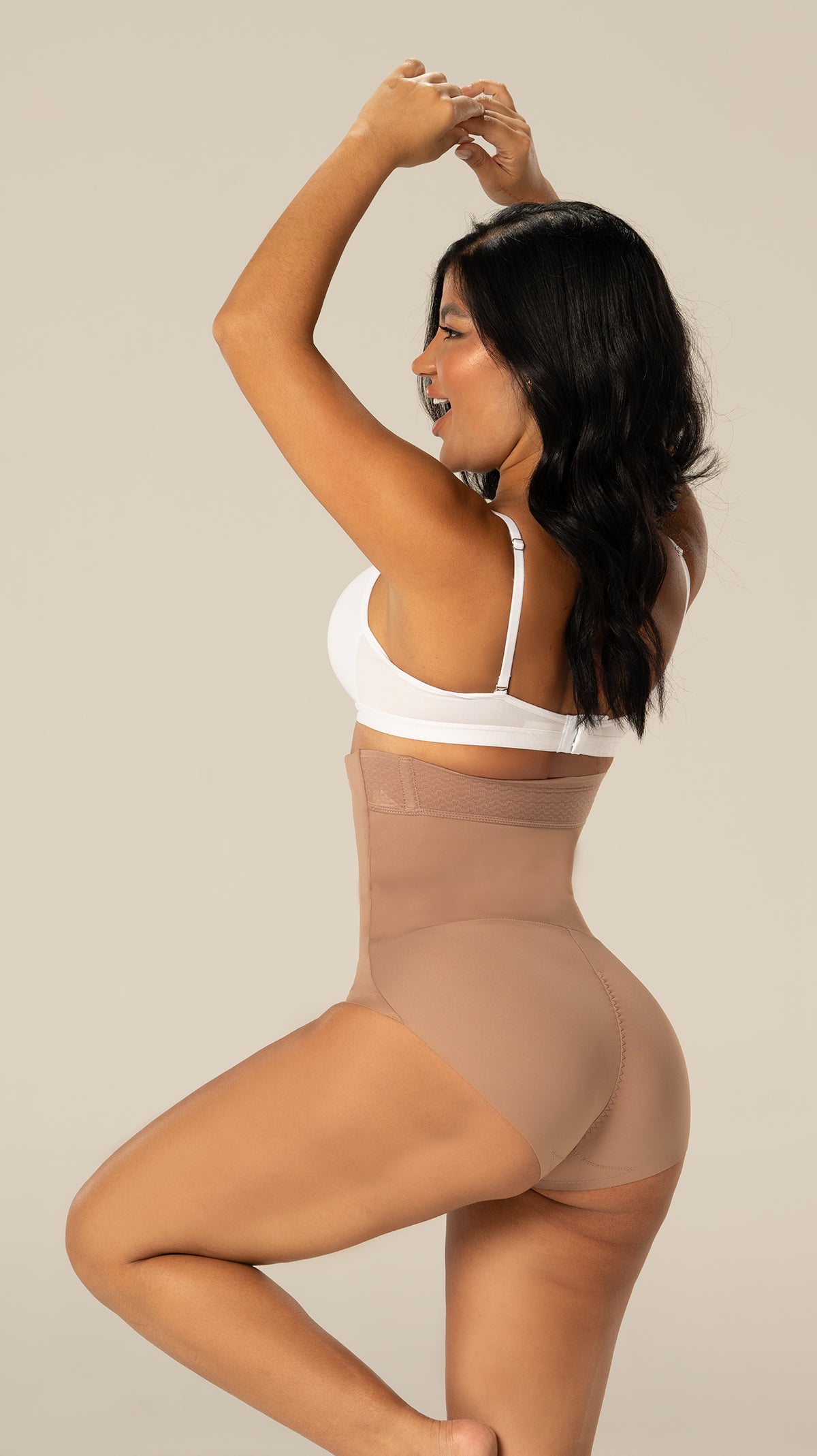 P-06336 Panty extra alto  (Cocoa)