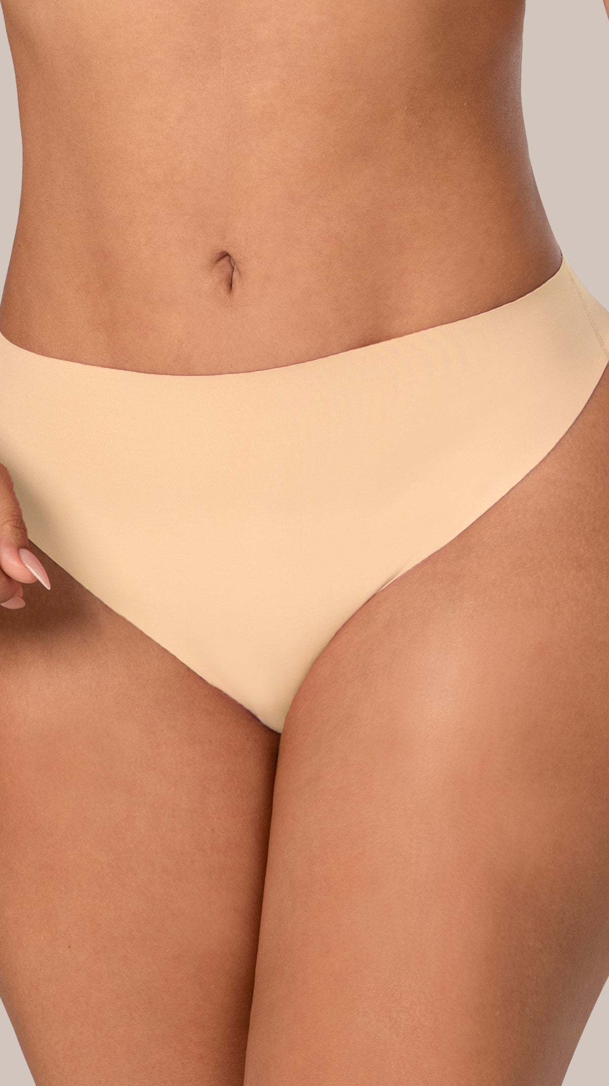 T-06330 Tanga brasilera (Beige)