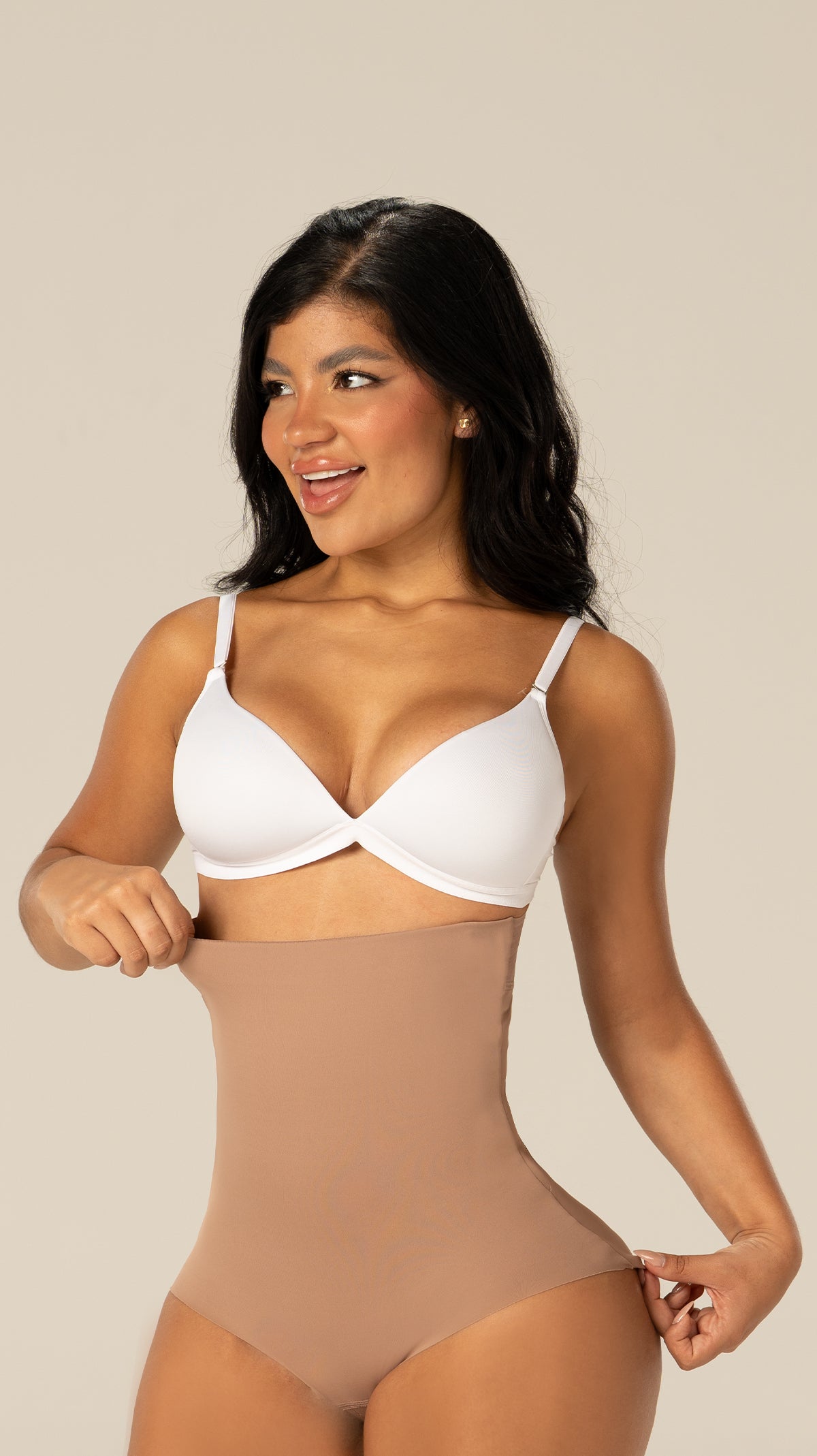 P-06336 Panty extra alto  (Cocoa)