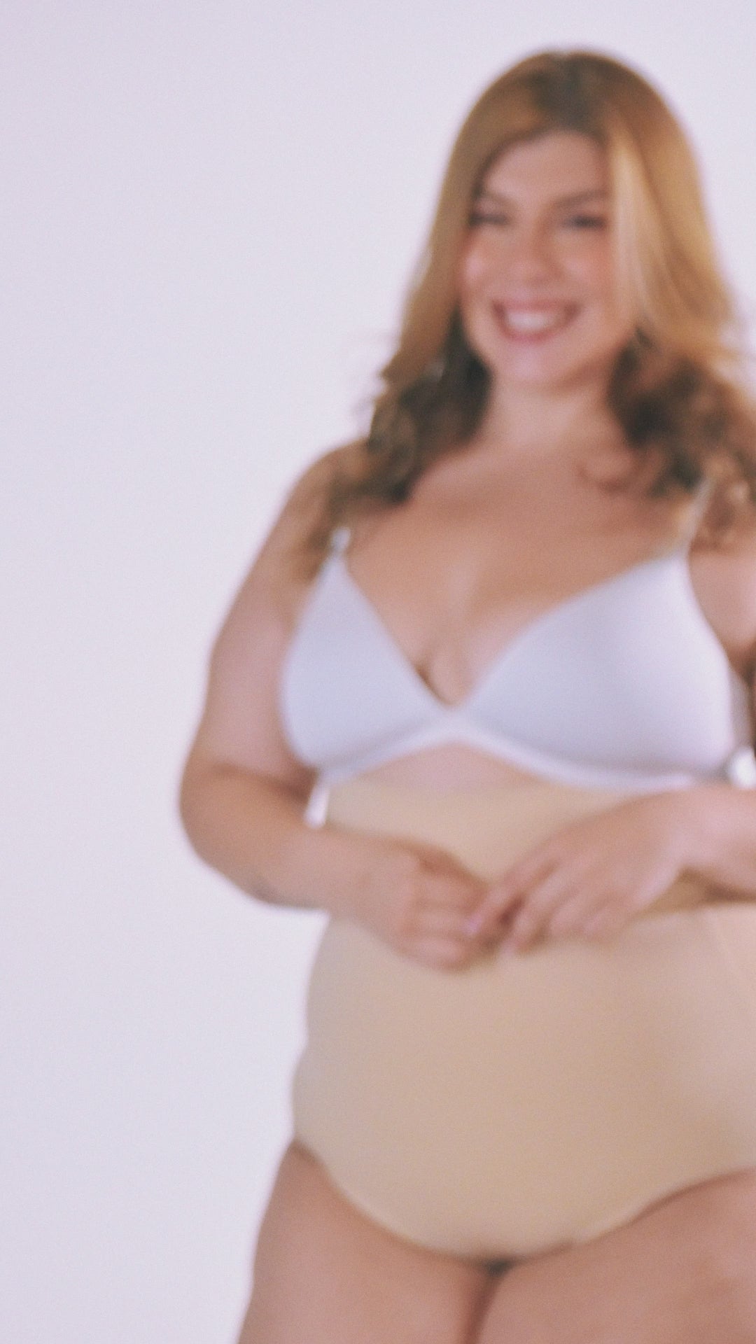 P-06336 Panty extra alto  (Beige)